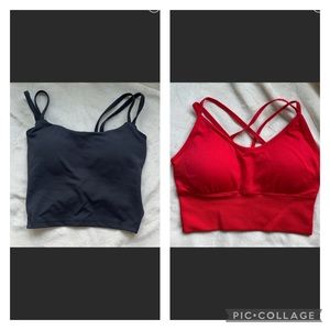 Two sports bras by Aoxjox. Never worn only tried on.